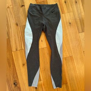 Nike Gray & Blue Leggings